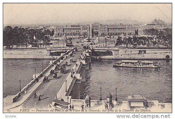 Panorama Du Pont Et De La Place De La Concorde, Vue Prise De La Chambre Des D...