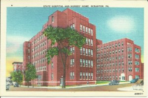 Scranton. Pa., State Hospital And Nurses' Home