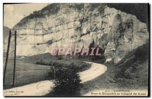 Old Postcard Grenoble Road in Villard de Lans