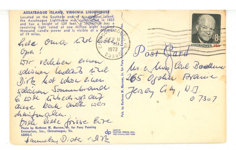 VA - Assateague Island. Assateague Lighthouse