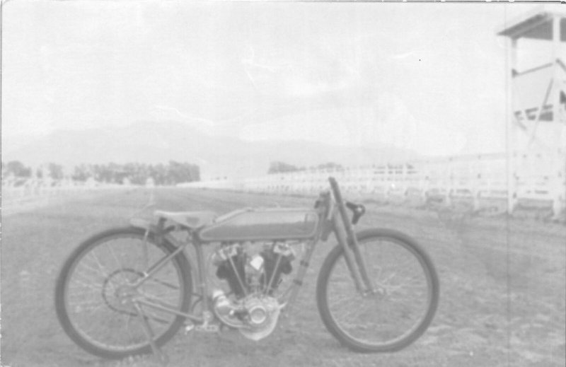 Interesting Harley Davidson  RPPC REPRINT Postcard c1950s 4