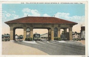 America Postcard -Toll-Station On Gandy Bridge - St Petersburg - Ref 1777A