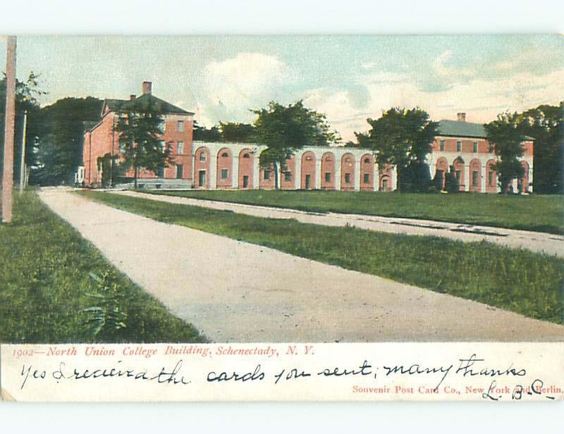 Pre-1907 NORTH UNION COLLEGE Schenectady New York NY n6806