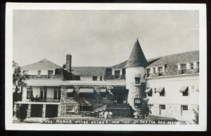 h2224 - ST. AGATHE DES MONTS Quebec 1940s Laing's Inn. Real Photo Postcard