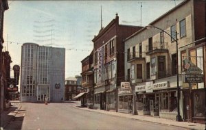 Valleyfield Quebec Hotel de Ville Nicholson Street c1950-60s Vintage Postcard