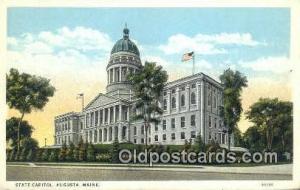 Augusta, Maine, ME USAState Capital Postcard