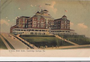 Postcard Hotel Rider Cambridge Springs PA