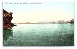 Lake Tahoe And Cave Rock From Glenbrook Nevada Postcard