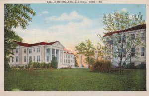 Postcard Belhaven College Jackson MS Mississippi