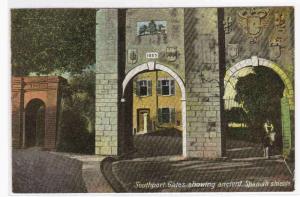 Southport Gates Gibraltar UK 1910c postcard