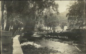 Naples NY The Willows c1910 Real Photo Postcard