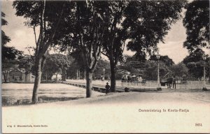 Indonesia Demeniebrug te Koetaradja Banda Atjeh Sumatra Vintage Postcard C111