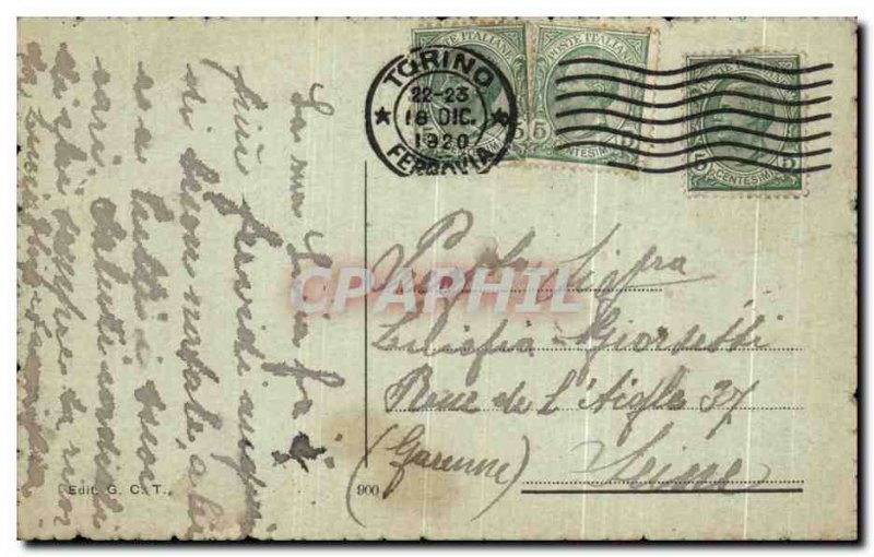 Old Postcard Torino Chiesa della Consolata