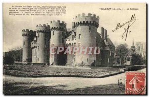 Old Postcard Villebon Le Chateau