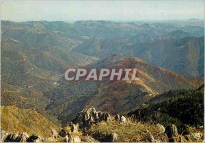 Postcard Modern Observation of Mount Aigoua (alt 1567m) Leaping Capelin basic...