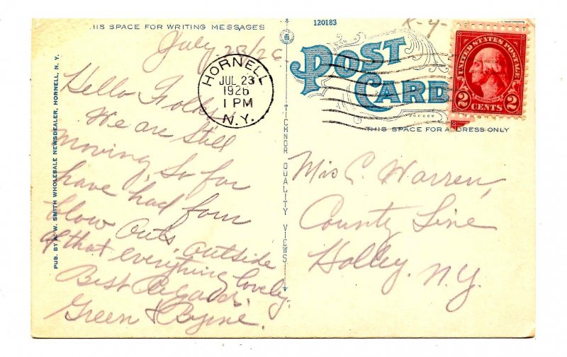 NY - Hornell. Broadway Looking South