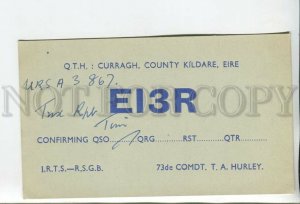 462853 1986 year USSR Ireland Curragh radio QSL card