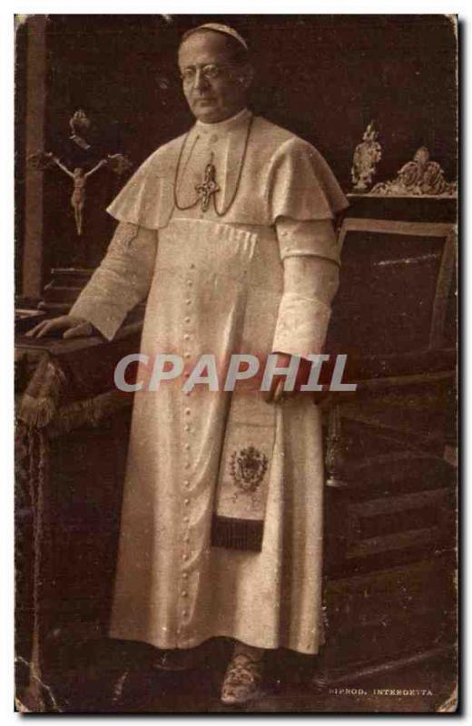 Old Postcard Rome Pope Religion