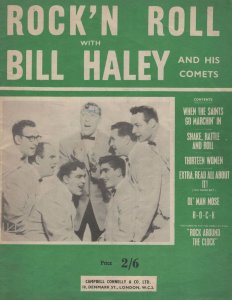 Rock & Roll Bill Haley & His Comets Song Book Sheet Music Album Photo s