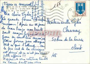 Postcard Modern Station Lake Tigne (Savoy) Alt 2100m the highest in Europe th...