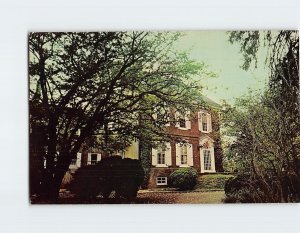 Postcard Governor's House, Dover, Delaware