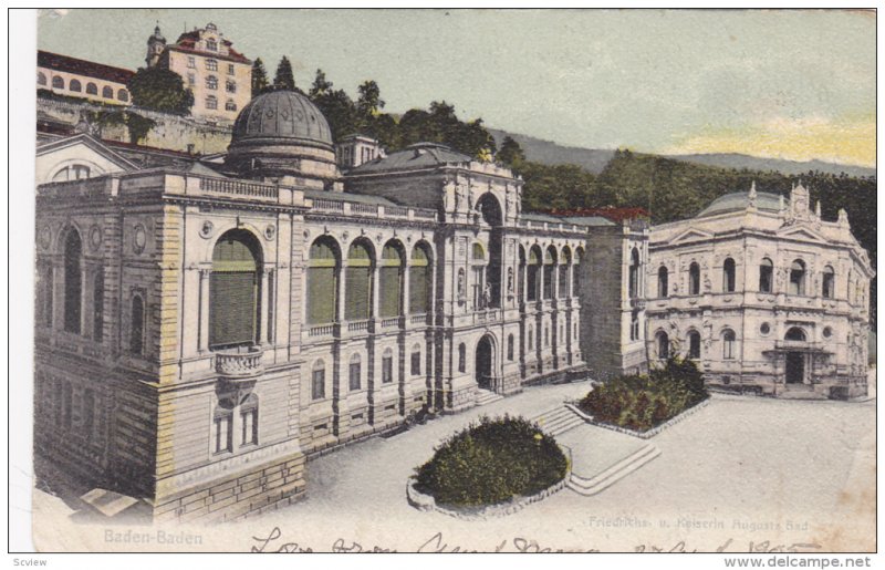 Friedrichs U. Kaiserin Augusta Bad, BADEN-BADEN, Germany, 1900-1910s