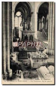 Postcard Abbey of Saint Denis Nave The tombs left