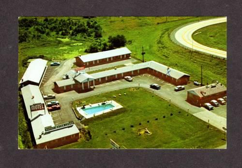 OH Warren Motor Lodge Motel NEWTON FALLS OHIO POSTCARD