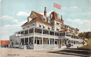 Riverside Inn Saranac Lake, New York Postcard
