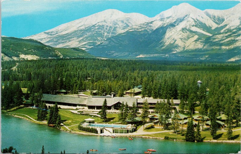 Jasper Park Lodge AB from Institute of Chartered Accountants 1974 Postcard G7