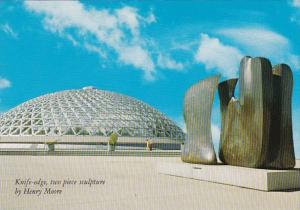 Canada Vancouver Bloedel Conservatory With Knife Edge Sculpture Queen Elizabe...