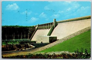 Vtg Missouri MO Table Rock Dam Across White River Ozarks 1950s View Postcard