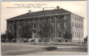 MITCHELL, South Dakota  SD   DAKOTA WESLEYAN  Science Hall Laboratories Postcard