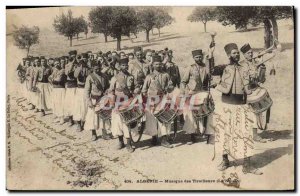 Old Postcard Algeria Army Band of Rifles