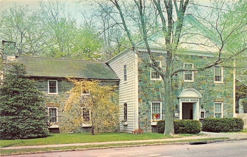 Stony Brook Long Island New York~Suffolk Museum~Info on Back~1950s Postcard