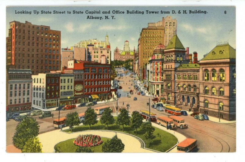 NY - Albany. State Street from D & H Building