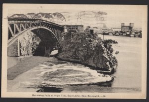 Canada New Brunswick SAINT JOHN Reversing Falls High Tide pm1939 ~ WB PECO