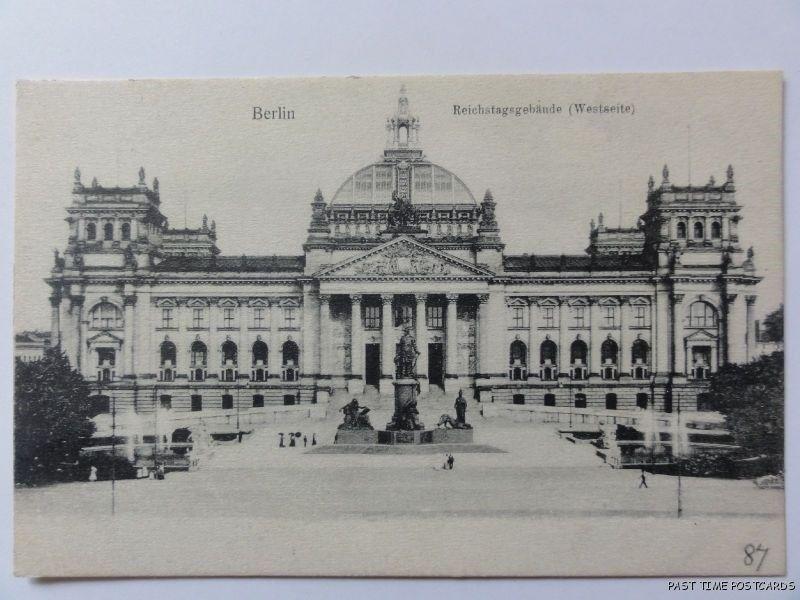 c1910 - Berlin - Reichstagsgebaude (Westsetie)