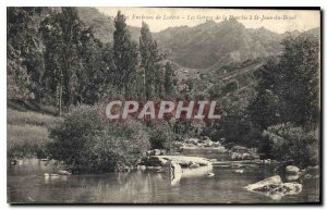 Old Postcard Surroundings of Lodeve Gorges Dourbie in St Jean du Bruel