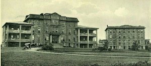 Postcard RPPC Miramachi Hospital & Nursing Home, Newcastle, New Brunswick, Can.