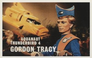 Gordon Tracy Aquanaut Thunderbirds 4 Aircraft TV Show Postcard