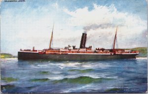 Orient Pacific Line RMS Omrah Steamer Ship Postcard C292