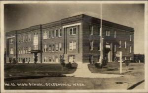 Goldendale WA High School c1915 Real Photo Postcard
