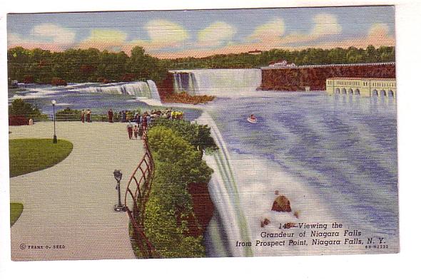 Viewing the Grandeur from Prospect Point, Niagara Falls, New York, Howard La ...