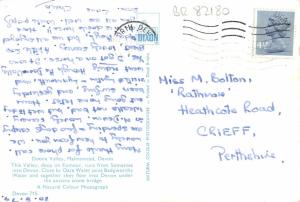 BR82180 doone valley malmsmead devon uk