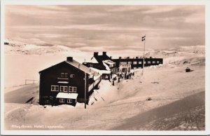 Sweden Riksgränsen Hotell Lapplandia Riksgransen Vintage RPPC  C053