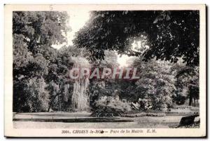 Old Postcard Choisy le Roi City Hall Park