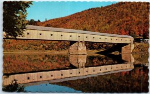 Postcard - Covered Bridge, Windsor, Vermont-Cornish, New Hampshire, USA