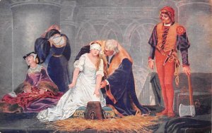 Execution of Lady Jane Grey Death Unused 