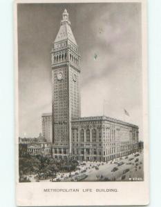 Pre-1920 rppc NEW YORK LIFE BUILDING New York City NY i8300